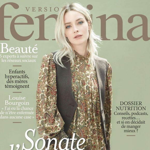 Louise Bourgoin dans le magazine "Version Femina", du 28 septembre 2020.