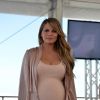 Chrissy Teigen, enceinte de son troisième enfant, hospitalisée en urgence suite à de forts saignements - Archives - Chrissy Teigen (enceinte) - Shooting de Sports Illustrated Swimsuit à Miami.