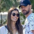 Exclusif - No web - Justin Timberlake et sa femme Jessica Biel sont allés soutenir leur fils Silas Randall Timberlake à son entrainement de baseball à Los Angeles. Kimberly Biel, la mère de Jessica est de la partie, le 29 octobre 2019.