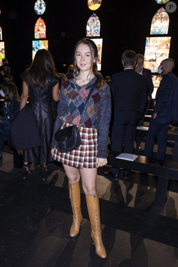 La fille de la princesse Caroline de Monaco, Alexandra de Hanovre, lors du défilé Dior collection prêt-à-porter Printemps-Eté 2021 au Jardin des Tuileries. Paris, le 29 septembre 2020. © Olivier Borde / Bestimage