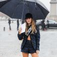 Carla Ginola lors du défilé Dior collection prêt-à-porter Printemps-Eté 2021 au Jardin des Tuileries. Paris, le 29 septembre 2020. © Christophe Clovis / Bestimage