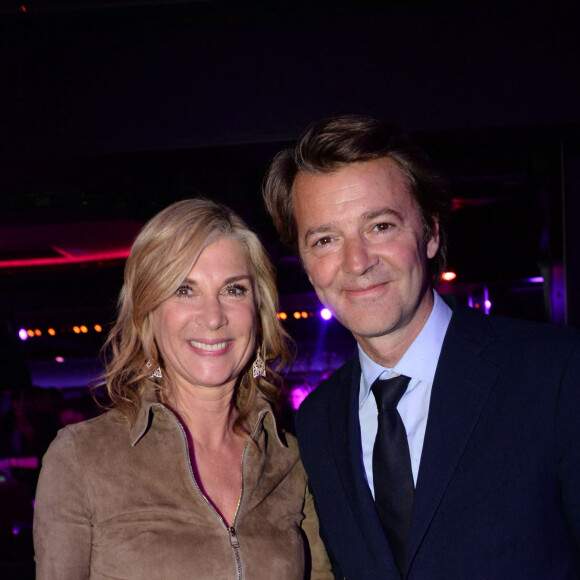 Exclusif - Michèle Laroque et son compagnon François Baroin - After-party du film Brillantissime à la discothèque L'Arc à Paris, France, le 15 janvier 2018. Evènement organisé par Five Eyes Production. © Rachid Bellak/Bestimage 