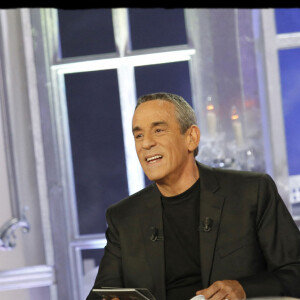 Exclusif - Thierry Ardisson. Enregistrement au studio 102 de "Salut les Terriens", l'émission de Thierry Ardisson, diffusée le 9 janvier sur Canal Plus, avec Rachida Dati, Stéphane Plaza comme invités principaux. Aubervilliers, le 7 janvier 2016. © Alain Guizard / Bestimage