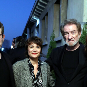 Eddy Mitchell entouré de ses enfants Sylvaine et Eddy Jr Moine et de sa femme Muriel - Cérémonie d'ouverture du Festival Lumière 2017 au cours de laquelle Eddy Mitchell a reçu un hommage à Lyon, le 14 Octobre 2017 © Dominique Jacovides/Bestimage 