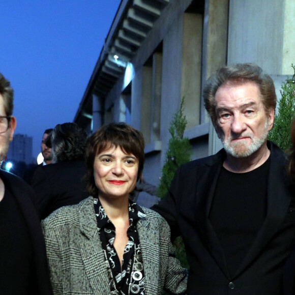 Eddy Mitchell entouré de ses enfants Sylvaine et Eddy Jr Moine et de sa femme Muriel - Cérémonie d'ouverture du Festival Lumière 2017 au cours de laquelle Eddy Mitchell a reçu un hommage à Lyon, le 14 Octobre 2017 © Dominique Jacovides/Bestimage 