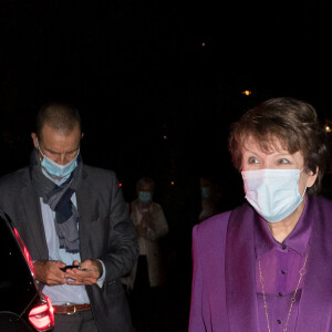 Exclusif - Roselyne Bachelot - La ministre de la Culture Roselyne Bachelot s'est rendue a l'ouverture du Théâtre Marigny, le 30 septembre 2020 à Paris © Cyril Moreau / Bestimage