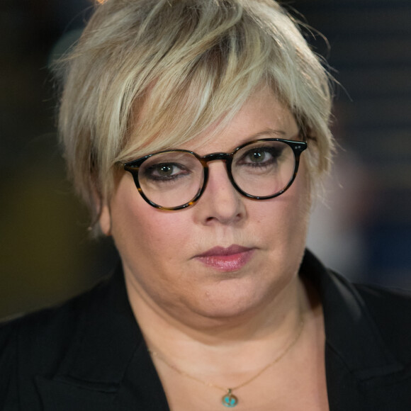 Exclusif - Laurence Boccolini - Backstage de l'enregistrement de l'émission "La télé chante pour le Sidaction" aux Folies Bergère à Paris. L'émission sera diffusée sur France 2 