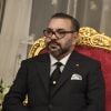 Mohammed VI, le roi du Maroc, en conférence de presse au Palais Royal à Rabat, le 13 février 2019.