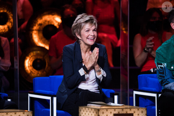 Exclusif - Véronique Jannot - Enregistrement de l'émission "La boîte à Secrets 5" à Paris, qui sera diffusée le 9 octobre sur France 3. Le 21 septembre 2020 © Tiziano Da Silva / Bestimage 