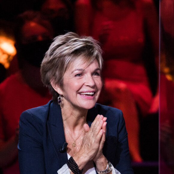 Exclusif - Véronique Jannot - Enregistrement de l'émission "La boîte à Secrets 5" à Paris, qui sera diffusée le 9 octobre sur France 3. Le 21 septembre 2020 © Tiziano Da Silva / Bestimage 