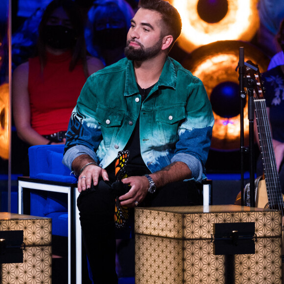 Exclusif - Kendji Girac - Enregistrement de l'émission "La boîte à Secrets 5" à Paris, qui sera diffusée le 9 octobre sur France 3. Le 21 septembre 2020. © Tiziano Da Silva / Bestimage 
