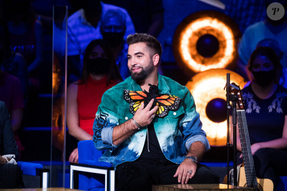 Exclusif - Kendji Girac - Enregistrement de l'émission "La boîte à Secrets 5" à Paris, qui sera diffusée le 9 octobre sur France 3. Le 21 septembre 2020  © Tiziano Da Silva / Bestimage 