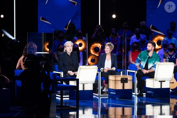 Exclusif - Serge Lama, Véronique Jannot, Kendji Girac - Enregistrement de l'émission "La boîte à Secrets 5" à Paris, qui sera diffusée le 9 octobre sur France 3. Le 21 septembre 2020© Tiziano Da Silva / Bestimage