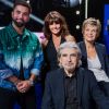 Exclusif - Kendji Girac, Faustine Bollaert, Véronique Jannot et Serge Lama - Backstage de l'enregistrement de l'émission "La boîte à Secrets 5" à Paris © Tiziano Da Silva / Bestimage