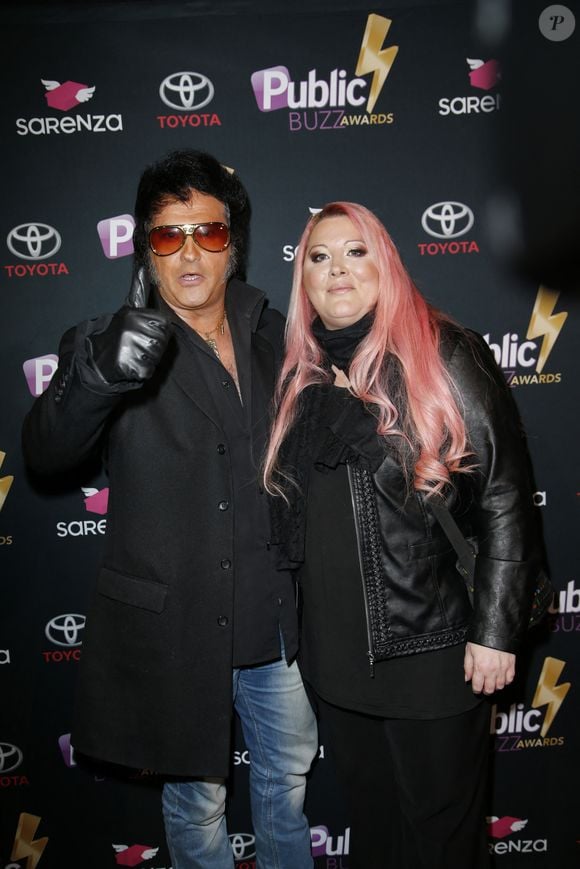 Loana Petrucciani et Eryl Prayer - Soirée "Public Buzz Awards 2015" au Showcase à Paris le 1er avril 2015.