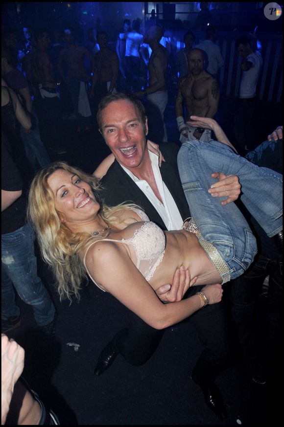 Loana et Tomy Gomez au Queen à Paris.
