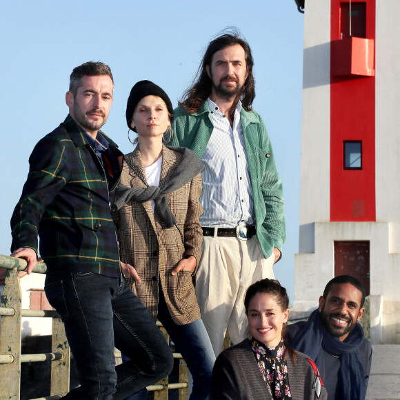 Exclusif - Xavier Legrand, président du jury, Marie Gillain, Clémence Poésy, Robin Coudert (Bob), Loup-Denis Elion - Rendez-vous avec les membres du jury du 7e Festival international du film de Saint-Jean-de-Luz le 5 octobre 2020.