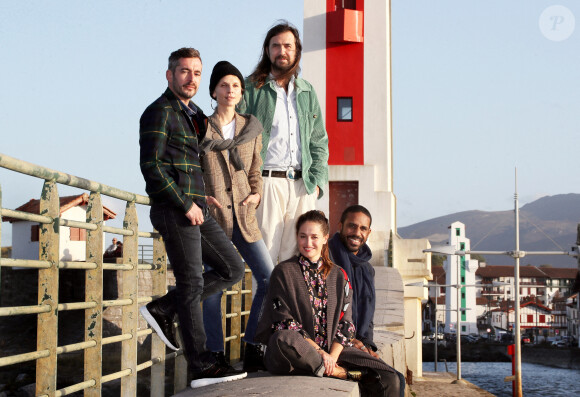 Exclusif - Xavier Legrand, président du jury, Marie Gillain, Clémence Poésy, Robin Coudert (Bob), Loup-Denis Elion - Rendez-vous avec les membres du jury du 7e Festival international du film de Saint-Jean-de-Luz le 5 octobre 2020.