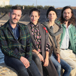 Exclusif - Xavier Legrand, président du jury, Marie Gillain, Clémence Poésy, Robin Coudert (Bob), Loup-Denis Elion - Rendez-vous avec les membres du jury du 7e Festival international du film de Saint-Jean-de-Luz le 5 octobre 2020.