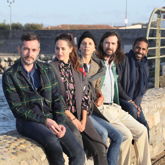 Exclusif - Xavier Legrand, président du jury, Marie Gillain, Clémence Poésy, Robin Coudert (Bob), Loup-Denis Elion - Rendez-vous avec les membres du jury du 7e Festival international du film de Saint-Jean-de-Luz le 5 octobre 2020.