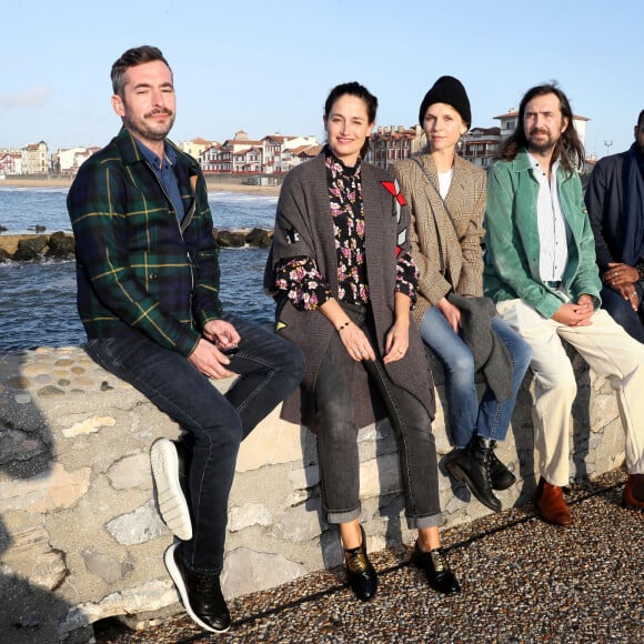 Exclusif - Xavier Legrand, président du jury, Marie Gillain, Clémence Poésy, Robin Coudert (Bob), Loup-Denis Elion - Rendez-vous avec les membres du jury du 7e Festival international du film de Saint-Jean-de-Luz le 5 octobre 2020.