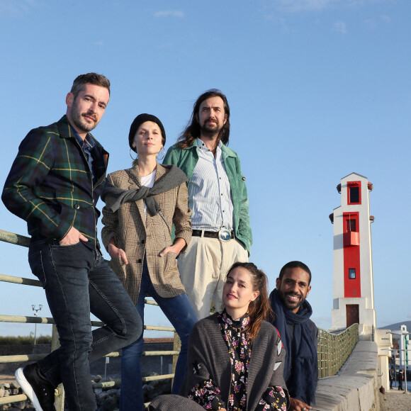 Exclusif - Xavier Legrand, président du jury, Marie Gillain, Clémence Poésy, Robin Coudert (Bob), Loup-Denis Elion - Rendez-vous avec les membres du jury du 7e Festival international du film de Saint-Jean-de-Luz le 5 octobre 2020.