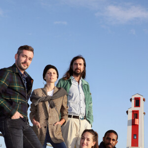 Exclusif - Xavier Legrand, président du jury, Marie Gillain, Clémence Poésy, Robin Coudert (Bob), Loup-Denis Elion - Rendez-vous avec les membres du jury du 7e Festival international du film de Saint-Jean-de-Luz le 5 octobre 2020.