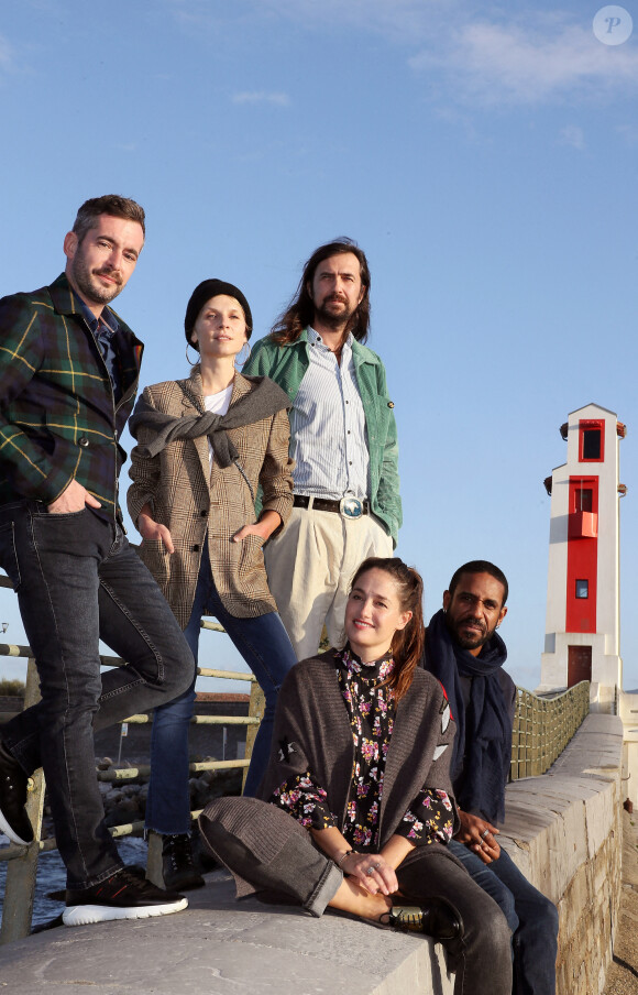 Exclusif - Xavier Legrand, président du jury, Marie Gillain, Clémence Poésy, Robin Coudert (Bob), Loup-Denis Elion - Rendez-vous avec les membres du jury du 7e Festival international du film de Saint-Jean-de-Luz le 5 octobre 2020.