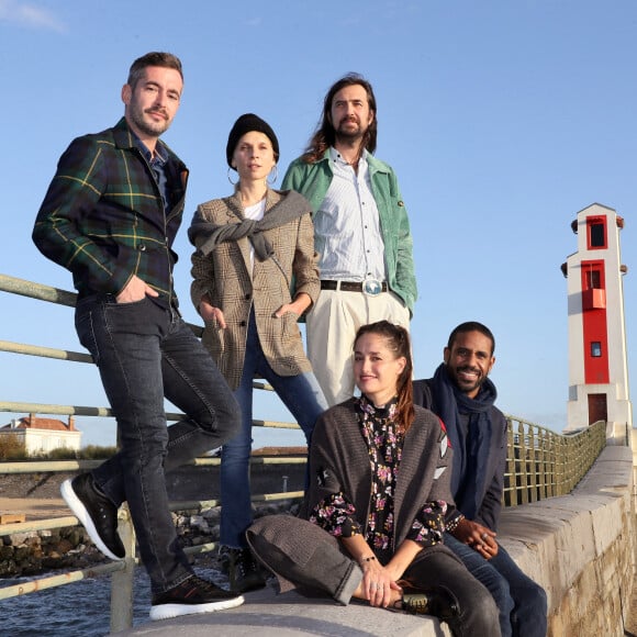 Exclusif - Xavier Legrand, président du jury, Marie Gillain, Clémence Poésy, Robin Coudert (Bob), Loup-Denis Elion - Rendez-vous avec les membres du jury du 7e Festival international du film de Saint-Jean-de-Luz le 5 octobre 2020.