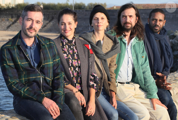 Exclusif - Xavier Legrand, président du jury, Marie Gillain, Clémence Poésy, Robin Coudert (Bob), Loup-Denis Elion - Rendez-vous avec les membres du jury du 7e Festival international du film de Saint-Jean-de-Luz le 5 octobre 2020.