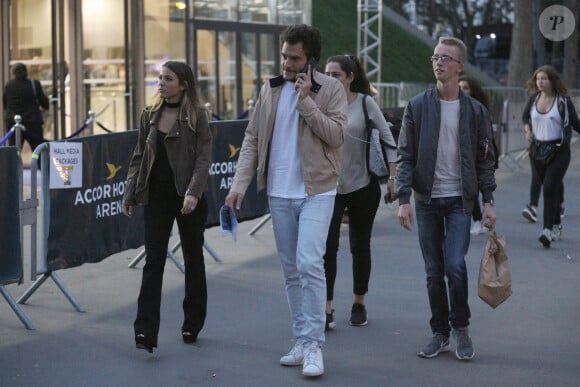 Exclusif - Amir Haddad et sa femme Lital - Arrivée des people au concert de Justin Bieber à l'AccorHotels Arena à Paris dans le cadre de sa tournée "Purpose World Tour", le 20 septembre 2016. 