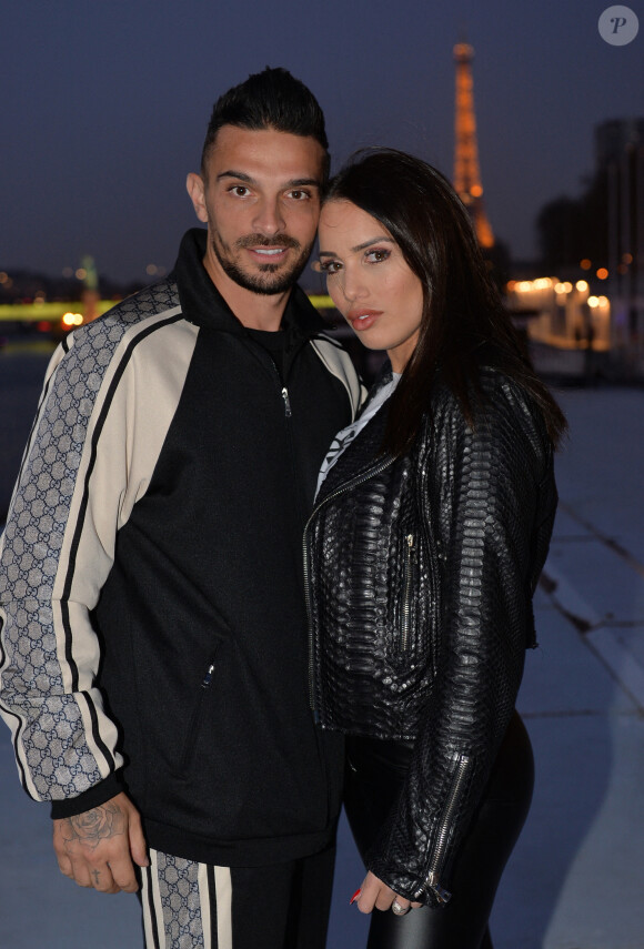 Exclusif - Julien Tanti et sa compagne Manon Marsault - Soirée du 9ème anniversaire du site en ligne "AliExpress.com" (filiale d'Alibaba) à Paris le 28 mars 2019. © Veeren/Bestimage