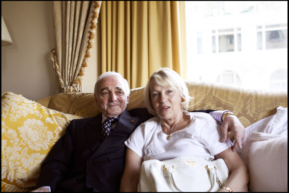 Exclusif- Charles Aznavour et son épouse Ulla au Ritz