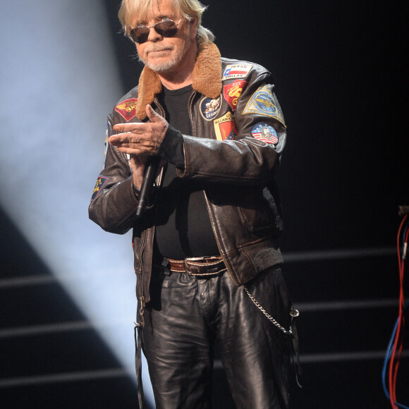 Le chanteur Renaud (Renaud Séchan) (Prix spécial de la Sacem) - Grand Prix Sacem 2018 à la salle Pleyel à Paris présenté par V. Dedienne, le 10 décembre 2018. © Veeren/Bestimage