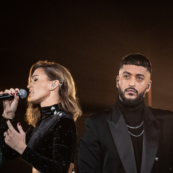 Vitaa et Slimane (Chanson originale "Ca va, Ca vient) - 35ème cérémonie des Victoires de la musique à la Seine musicale de Boulogne-Billancourt, le 14 février 2020. © Cyril Moreau/Bestimage
