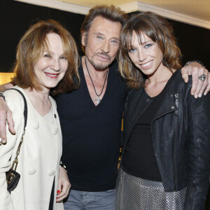 Exclusif - Nathalie Baye et Laura Smet - People au concert de Johnny Hallyday au POPB de Bercy à Paris - Jour 2.