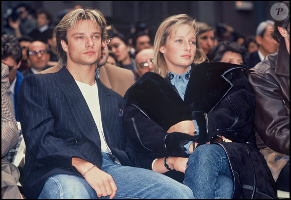 Archives- David Hallyday et Estelle Lefébure.