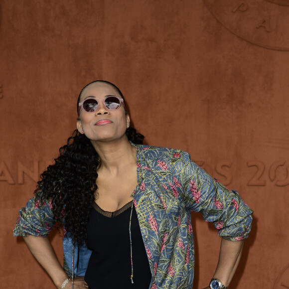 Christine Kelly au Village Roland Garros lors du tournoi de Roland-Garros 2019. Paris, le 26 mai 2019.