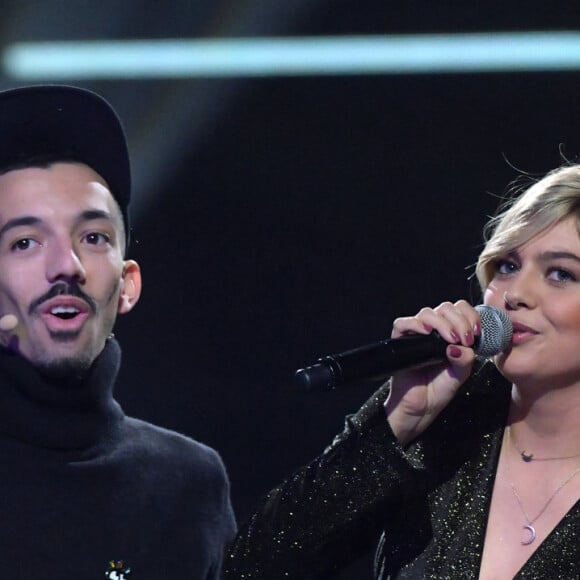 Exclusif - Louane Emera et Big Flo & Oli - Enregistrement de l'émission "La chanson Secrète" présentée par Nikos Aliagas à la Seine Musicale à Boulogne-Billancourt. Le 27 novembre 2018. © D.Guignebourg-G.Gorassini / Bestimage