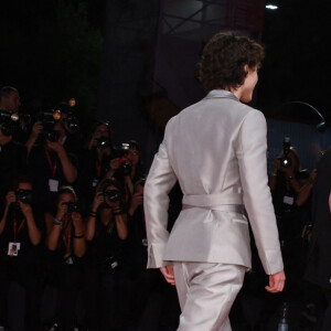 Lily-Rose Depp, Timothée Chalamet - Tapis rouge et avant-première du film "The King" lors du 76ème festival international du film de Venise, la Mostra, le 2 septembre 2019.