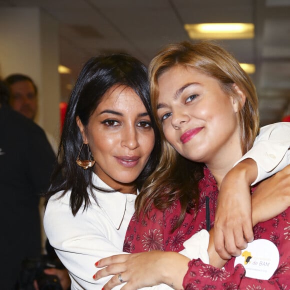 Leïla Bekhti et Louane Emera à l'opération Charity Day chez Aurel BCG partners à Paris le 11 septembre 2019. © Gwendoline Le Goff / Panoramic / Bestimage