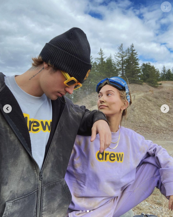 Hailey Baldwin et son mari Justin Bieber. Septembre 2020.