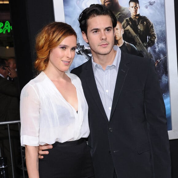 Rumer Willis et Jayson Blair - Premiere du film "G.I. Joe : Retaliation" a Los Angeles, le 28 mars 2013.