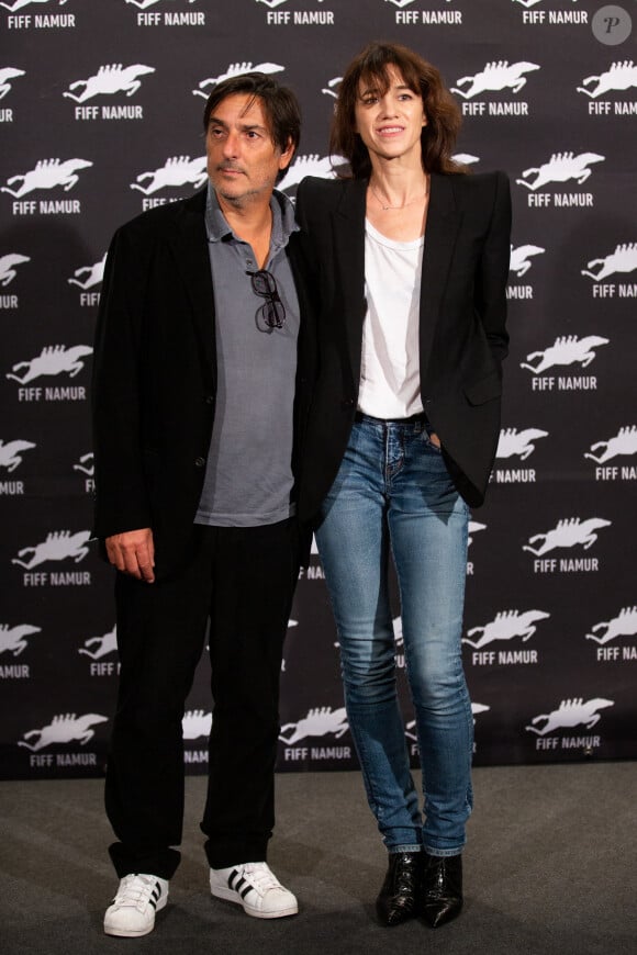 Yvan Attal et Charlotte Gainsbourg lors du photocall de " Mon chien stupide " pour la 34e édition du FIFF - Festival International du Film Francophone de Namur. Belgique, Namur, le 1er octobre 2019.