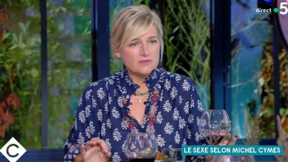 Anne-Elisabeth Lemoine parle de son mari dans "C à vous", sur France 5