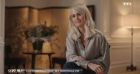 Laeticia Hallyday dans l'émission "Sept à huit" sur TF1, le 18 octobre 2020.