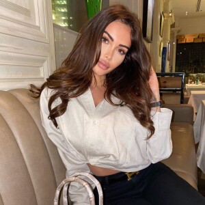 Nabilla, ancienne candidate de télé-réalité et heureuse maman du petit Milann (1 an), né de ses amours avec son mari Thomas Vergara.