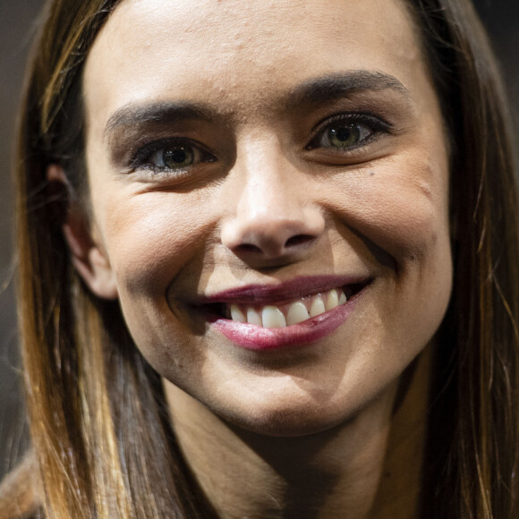 Marine Lorphelin (Miss France 2013) assiste au match "Rafael Nadal - Adrian Mannarino (7/5-6/4)" lors du tournoi Rolex Paris Masters 2019, le 30 octobre 2019. © Perusseau-Veeren/Bestimage