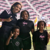 L'épouse de Blaise Matuidi, Isabelle Matuidi et leurs trois enfants à Miami. Octobre 2020.