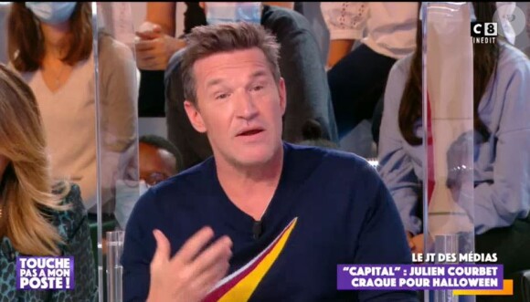 Benjamin Castaldi dans "Touche pas à mon poste", le 26 octobre 2020, sur C8